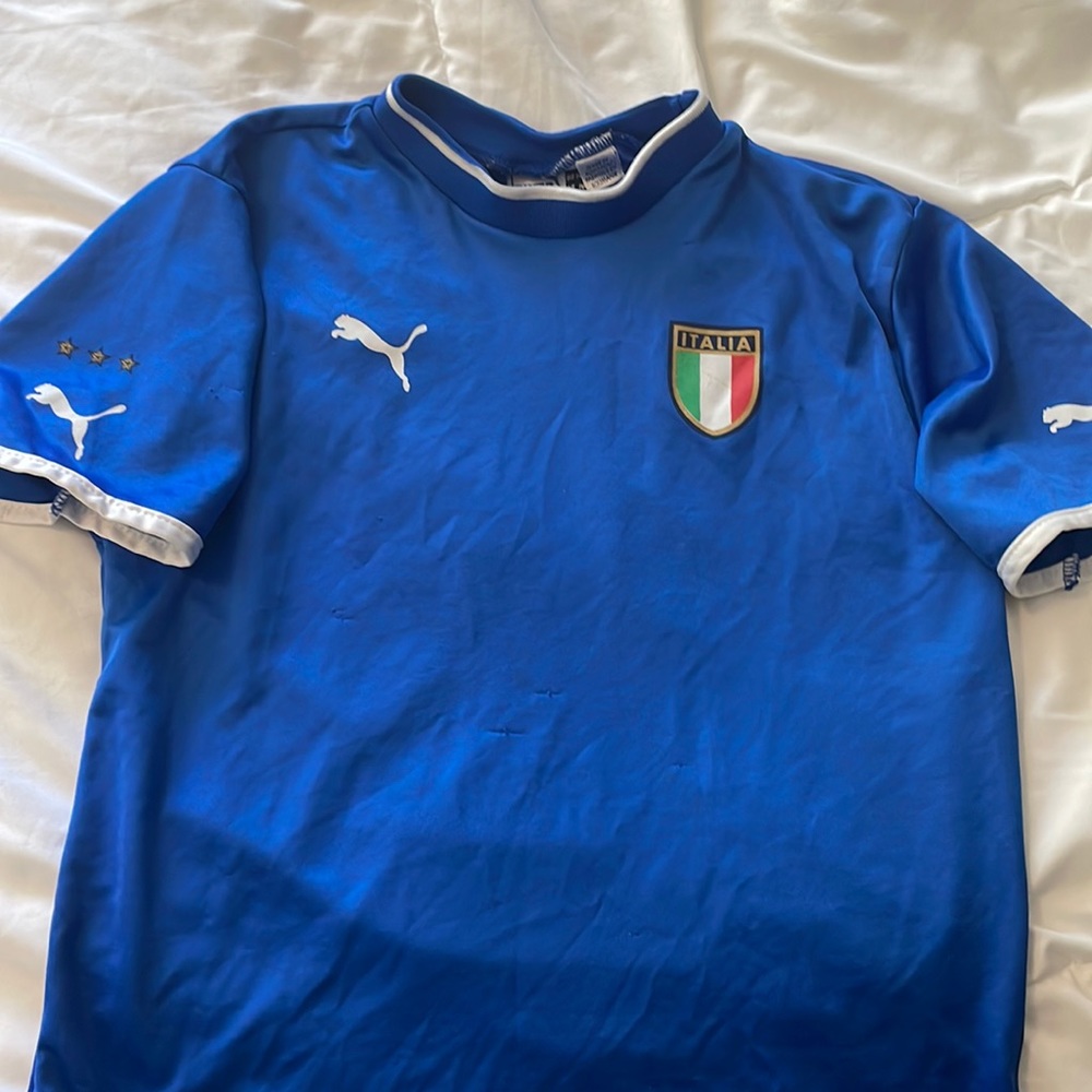 Kids puma Italia Jersey size medium